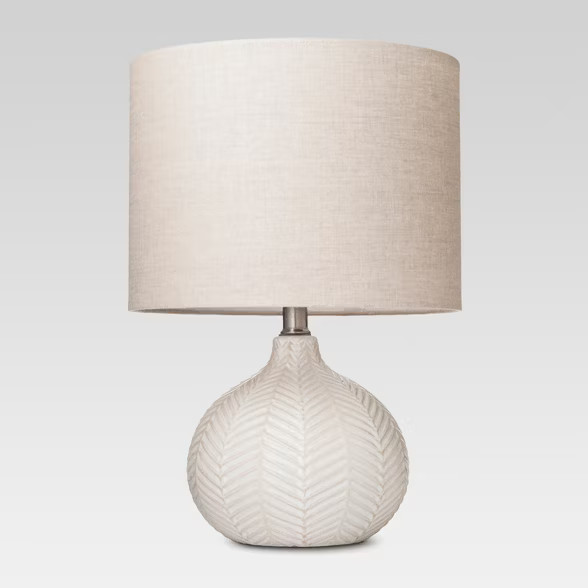Textured Ceramic Accent Lamp Cream - Threshold™ | Target
