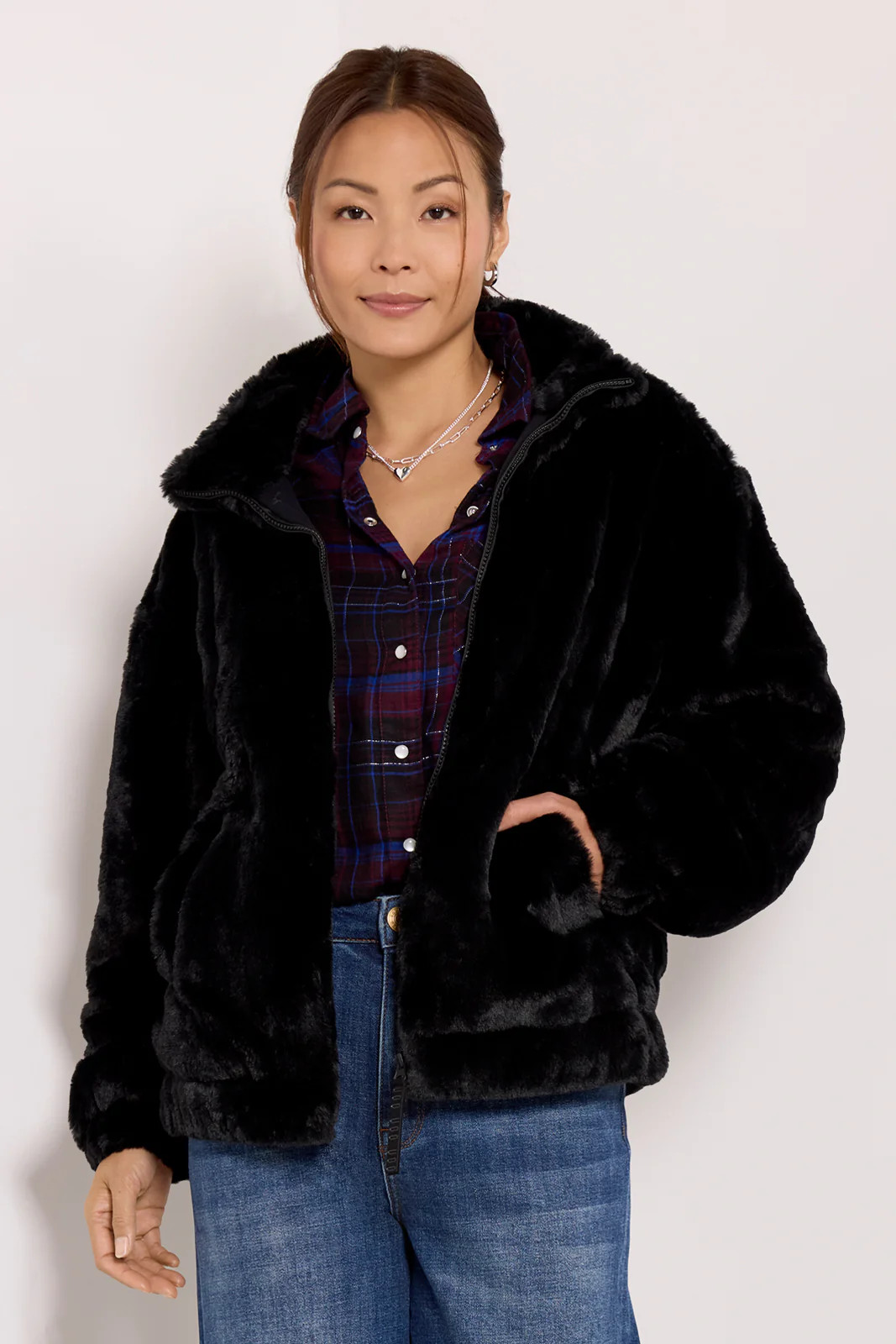 Tash Faux Fur Jacket | Evereve