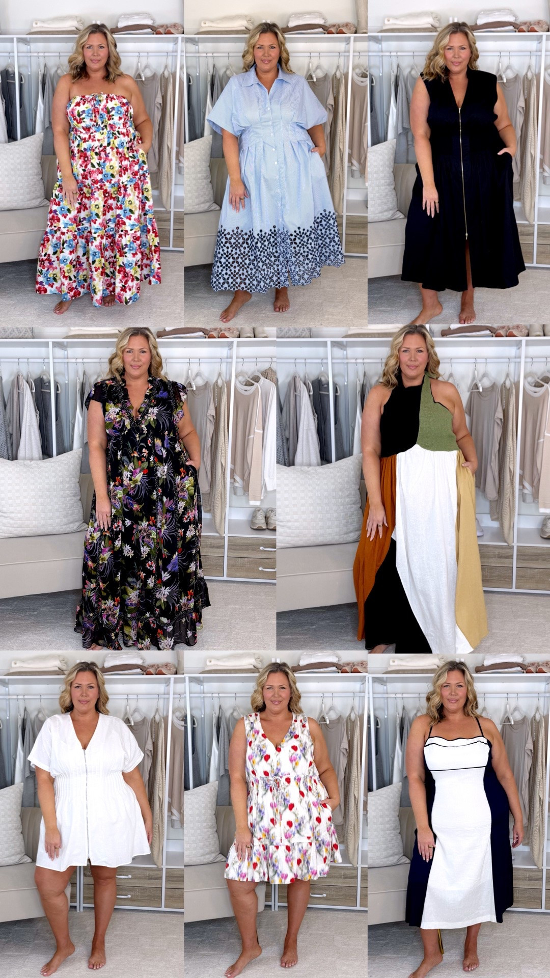 Anthro dress haul!! First floral dress is true to size 2X. Second blue dress is a 2X but runs generous. Third dress is a 2X. Fourth floral dress is a 2X. Fifth dress runs generous and would size down to a 1X. Sixth dress is a 2X. Seventh floral dress runs generous and would size down to a 1X. Last dress is a 2X. Use my code ASHLEYD20 for 20% off orders $100+

#LTKSeasonal #LTKPlusSize #LTKMidsize