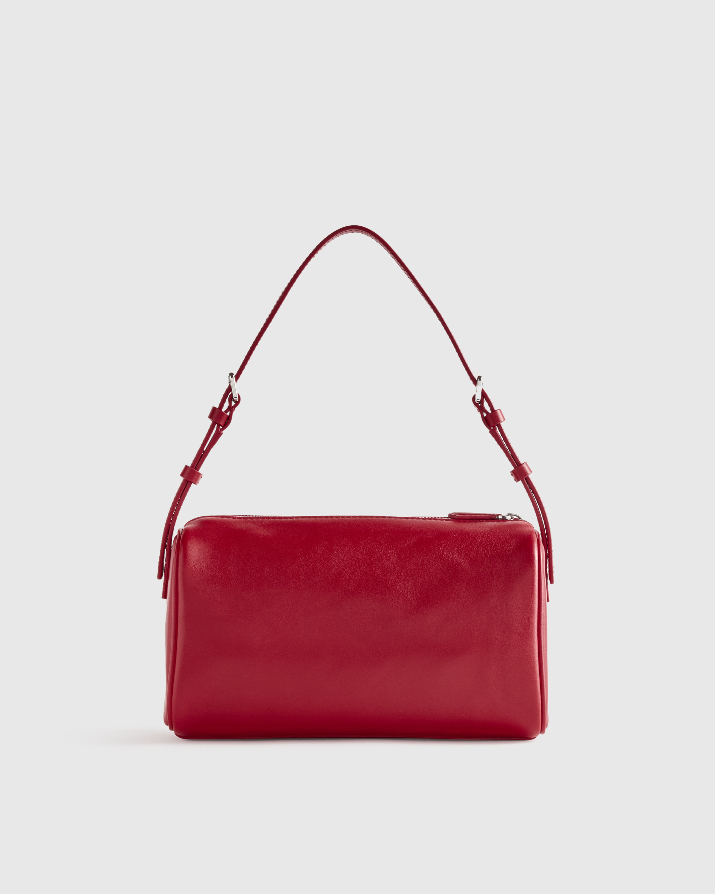 Quince | Women's Italian Leather Mini Barrel Shoulder Bag in Black | Quince