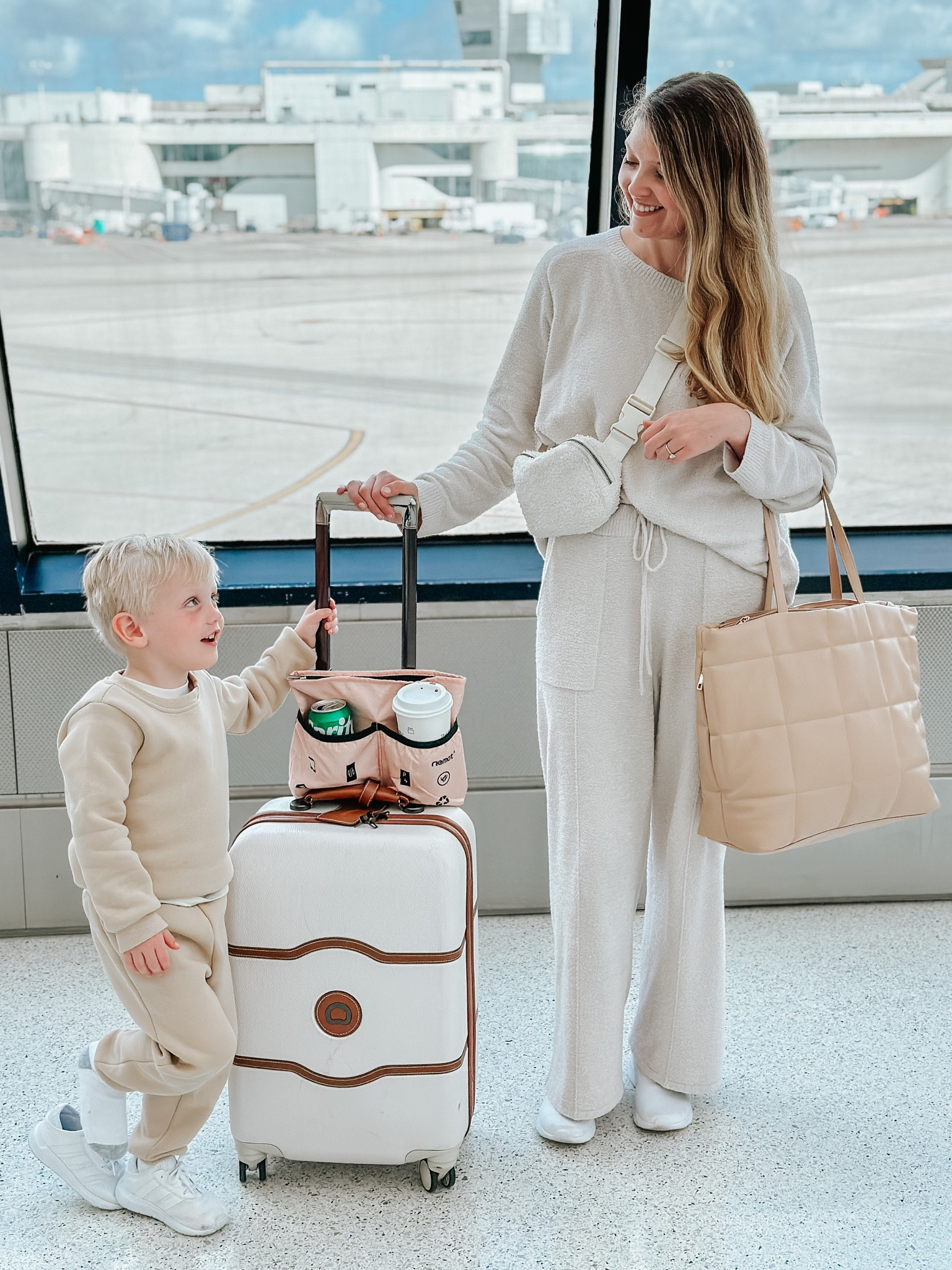 I’m preparing for a fun girls trip tomorrow and trying to choose an outfit to travel in that you won’t be too hot or too cold is no small feat. 

I wore this set home from Florida back in January and it was perfect! So comfy but I looked put together and was warm enough to come back to Boston. The boys both wore these matching sets and they were super comfortable the entire trip. 

I am wearing a large in my set and it fits tts. I’m wearing a 7 in my sneakers and they run a little big. The boys outfits both fit tts. 

#LTKkids #LTKtravel