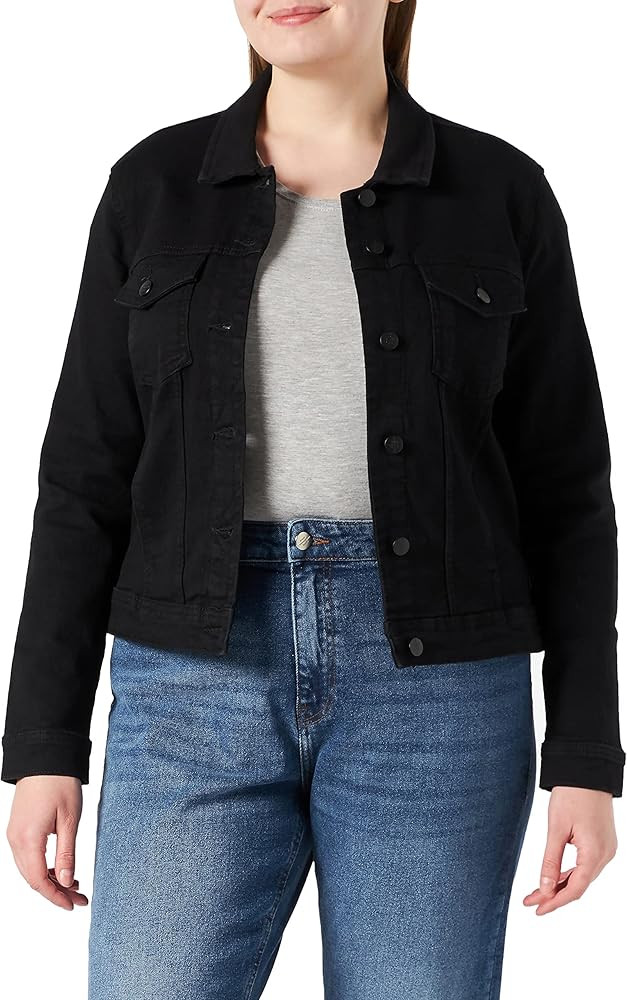 ONLY Carmakoma Damen Carwespa Ls Jacket Black Dnm Jacke | Amazon (DE)