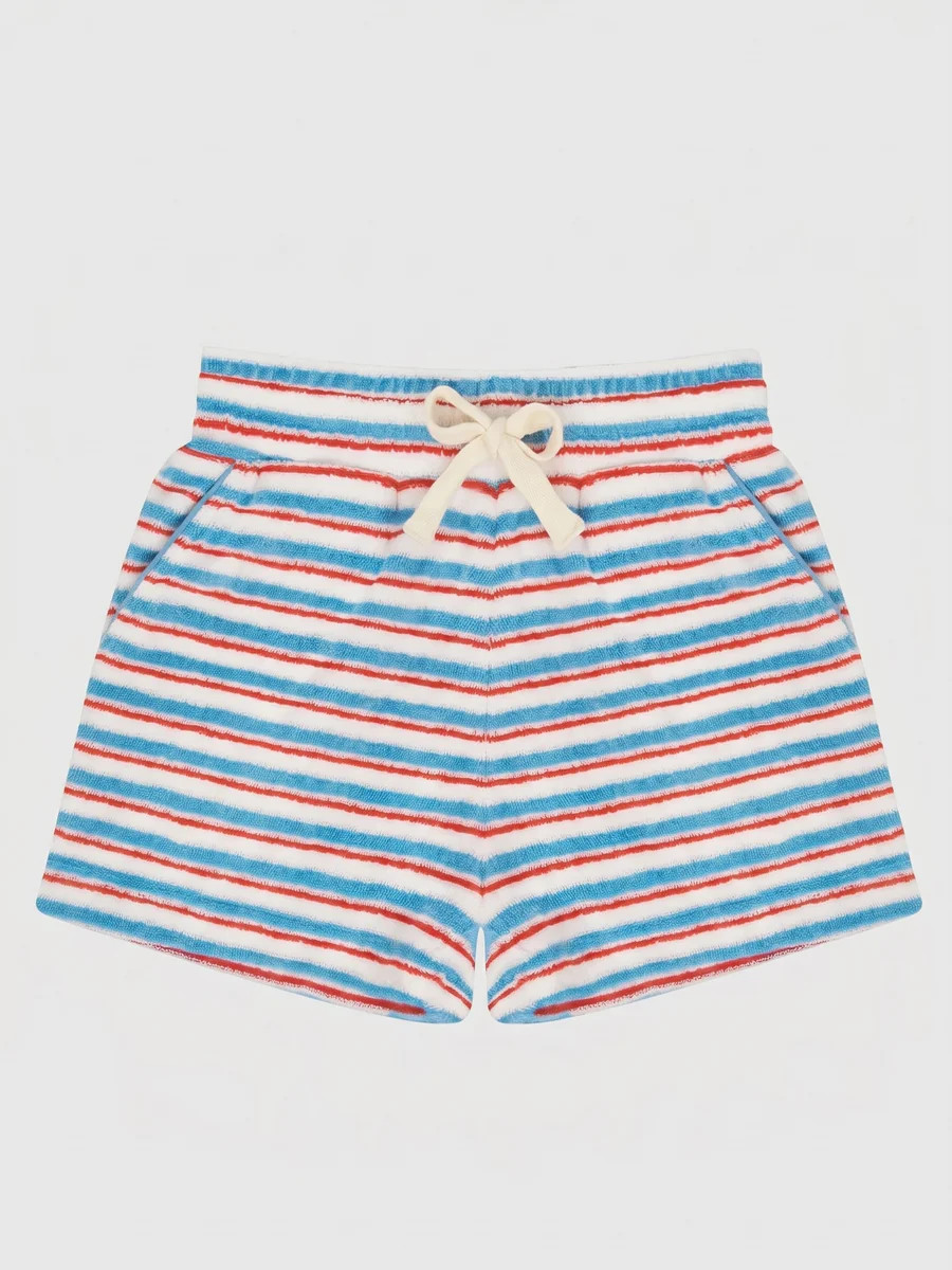 Minnow Boys' Jetty Stripe French Terry Short | Saint Bernard