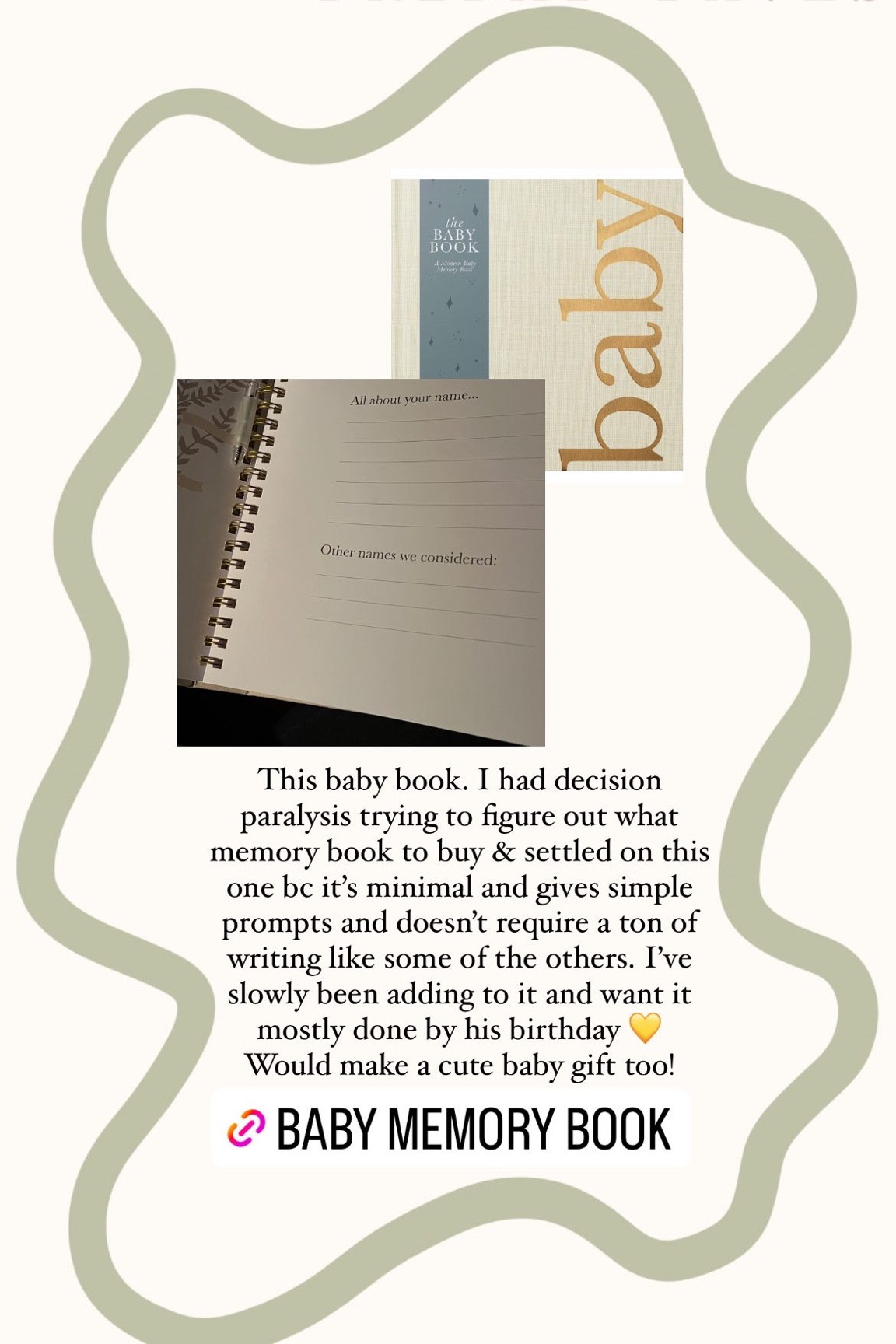 Baby memory book!

#LTKbump #LTKfamily #LTKbaby