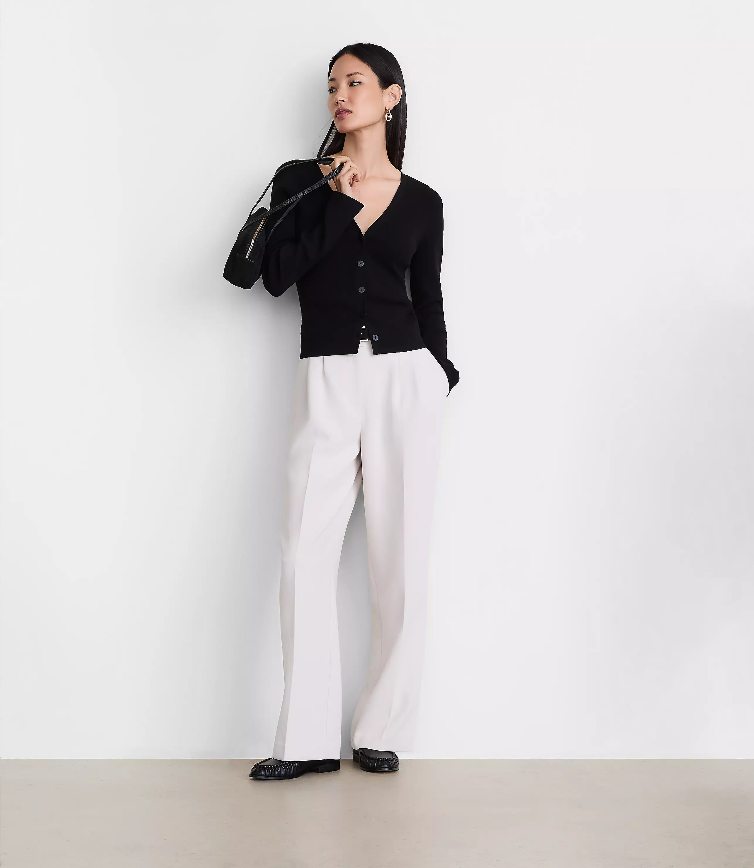 LOFT Versa V-Neck Cardigan Top | LOFT