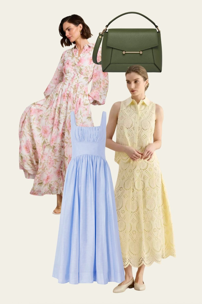 Spring dresses you've been loving in my wardrobe 🫶🏻 Chelsea Flower Show dresses, wedding guest dress, luxury dresses, high street dresses and luxury handbags. 

 #LTKspring #LTKsummer #LTKdresses