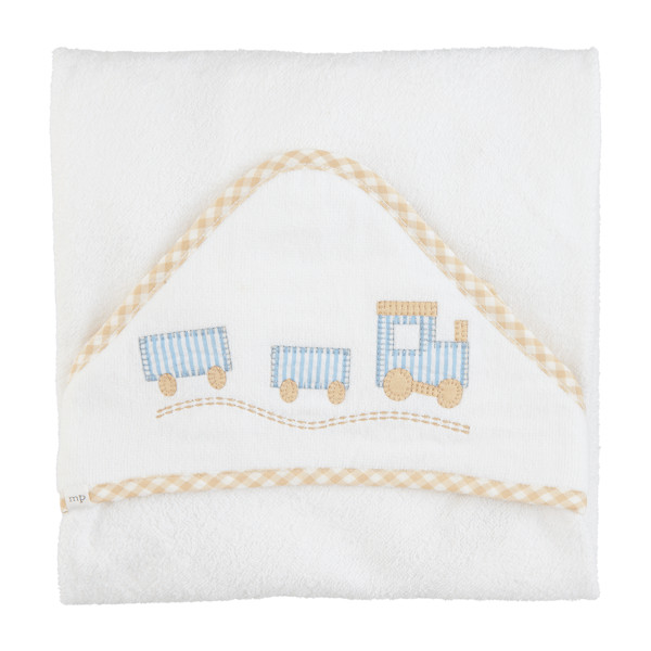 Train Hooded Towel | Mud Pie