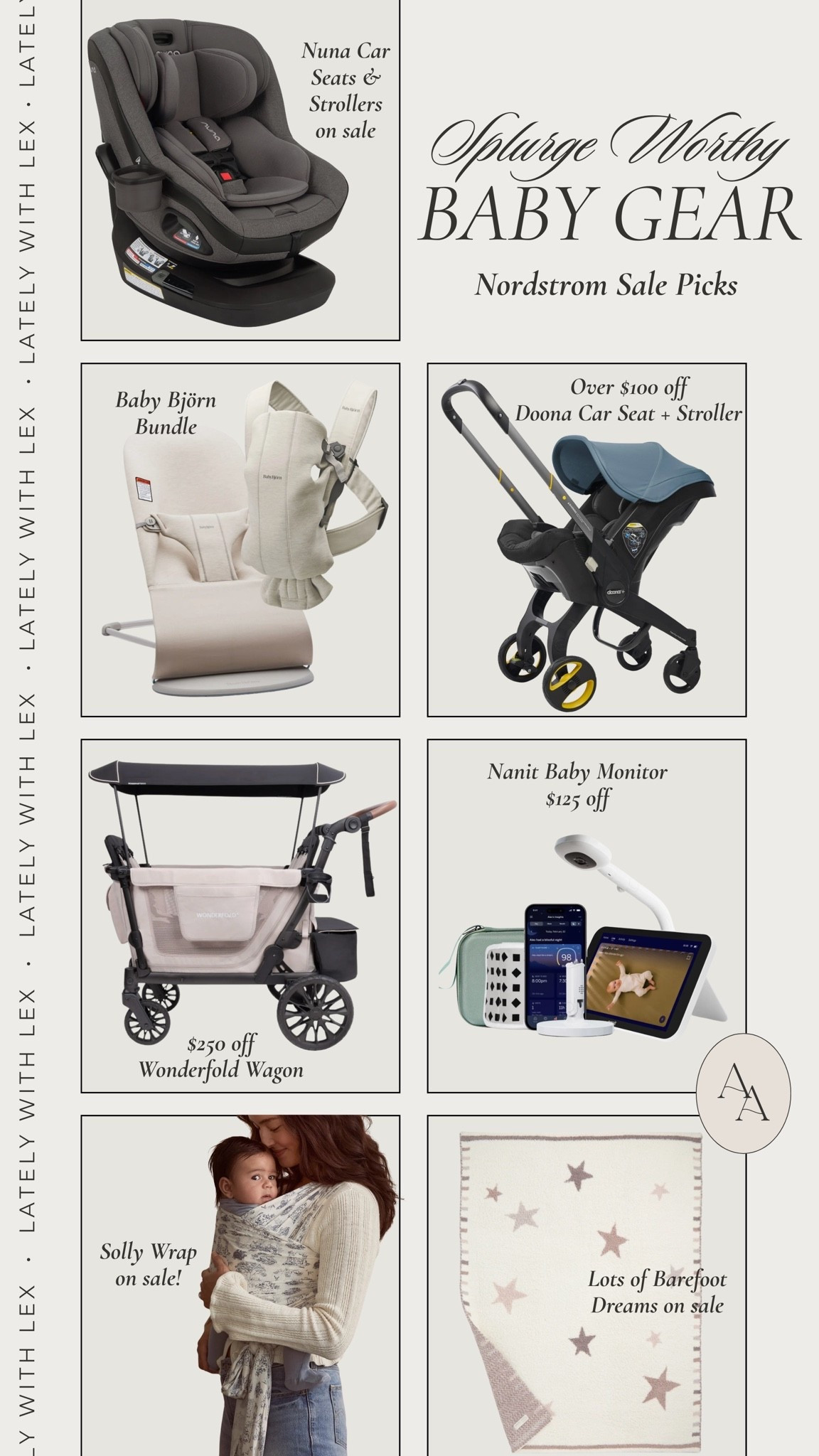 The Nordstrom Sale is now live! 💛 Cardmembers can all shop now & it opens fully to public on Saturday 7/18. Shop splurge-worthy baby gear + essentials all on sale- includes Doona car seat, strollers, baby carriers, etc! 

Nordstrom sale || NSale picks || trending baby gear || baby essentials on sale || newborn must haves || baby sale

#LTKBaby #LTKKids #LTKSaleAlert