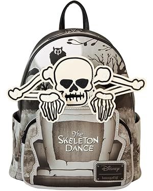 Loungefly Disney Skeleton Dance Womens Double Strap Shoulder Bag Purse | Amazon (US)