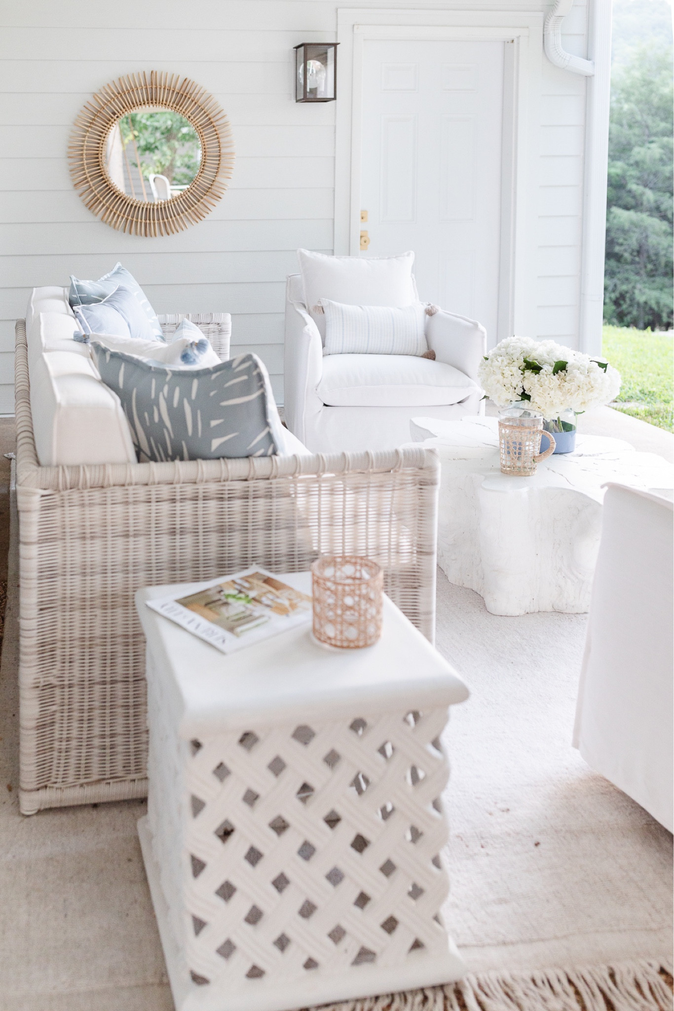 Serena & Lily Coastal Outdoor Space
#coastalstyle
#patio
#rattan

#LTKhome #LTKsalealert #LTKstyletip