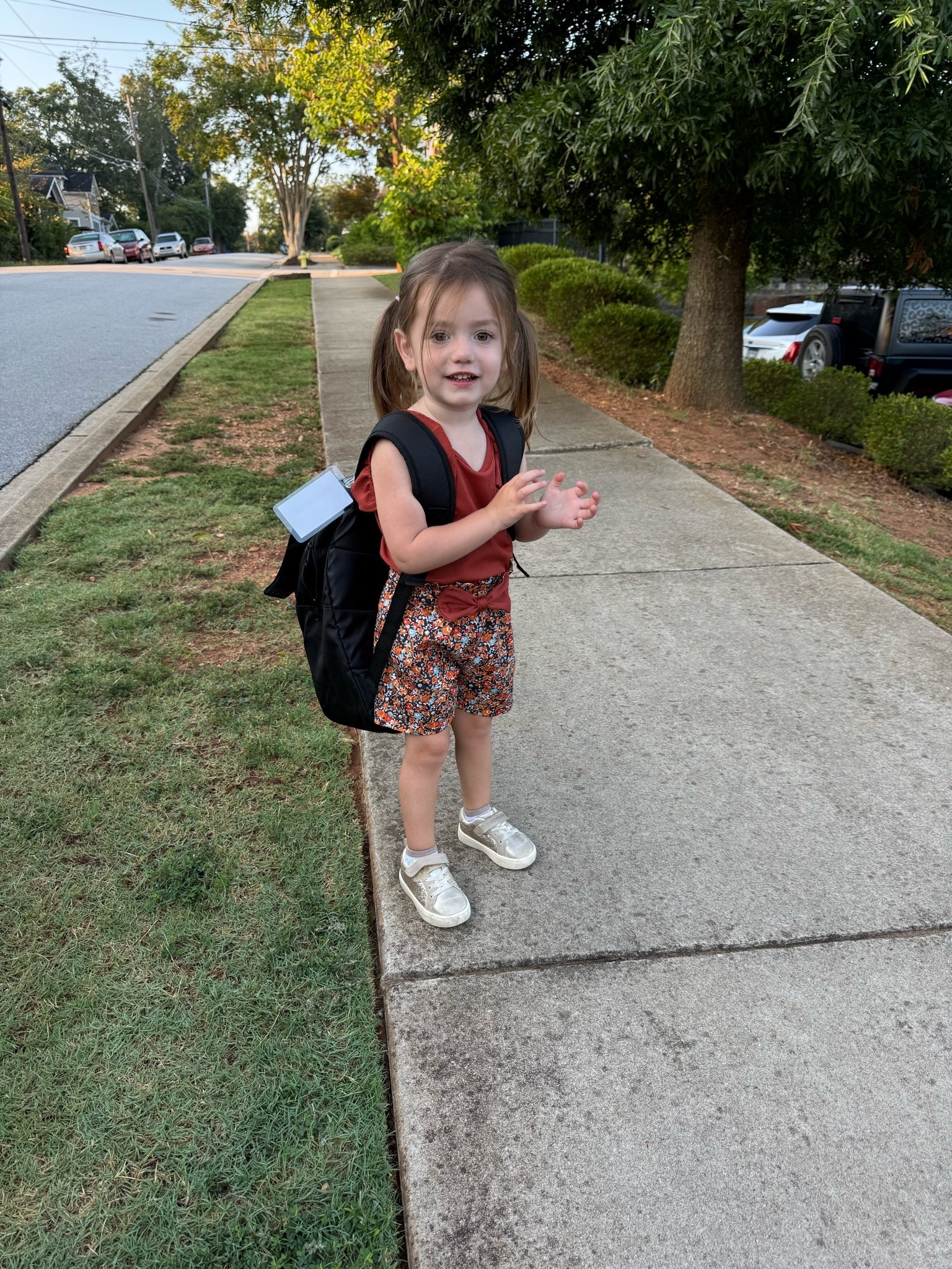 Why does she look 8 inches taller?

#LTKootd #LTKBaby #LTKKids