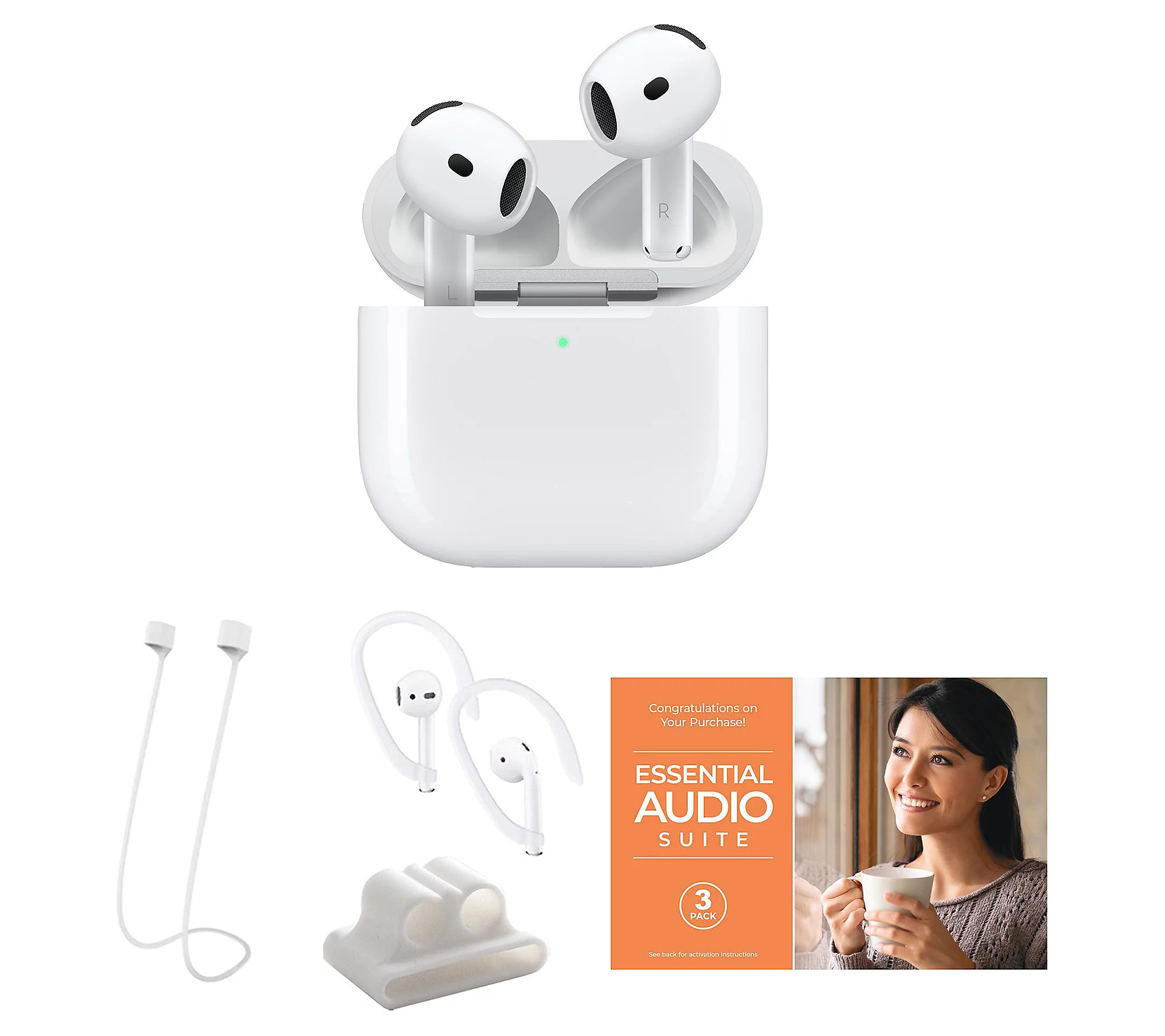 Apple AirPods 4 Wireless Earbuds | QVC