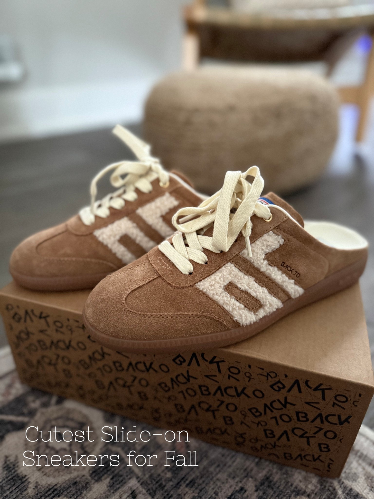 Cutest suede slide-on sneakers for fall!  I LOVE these - so comfy and can be worn with or without socks. 

In size 40 (or 9 US).  I'm a typical 8.5 so I'd size up a half size.  

Fall shoes // fall sneakers // comfy shoes 

#LTKStyleTip #LTKShoeCrush #LTKActive