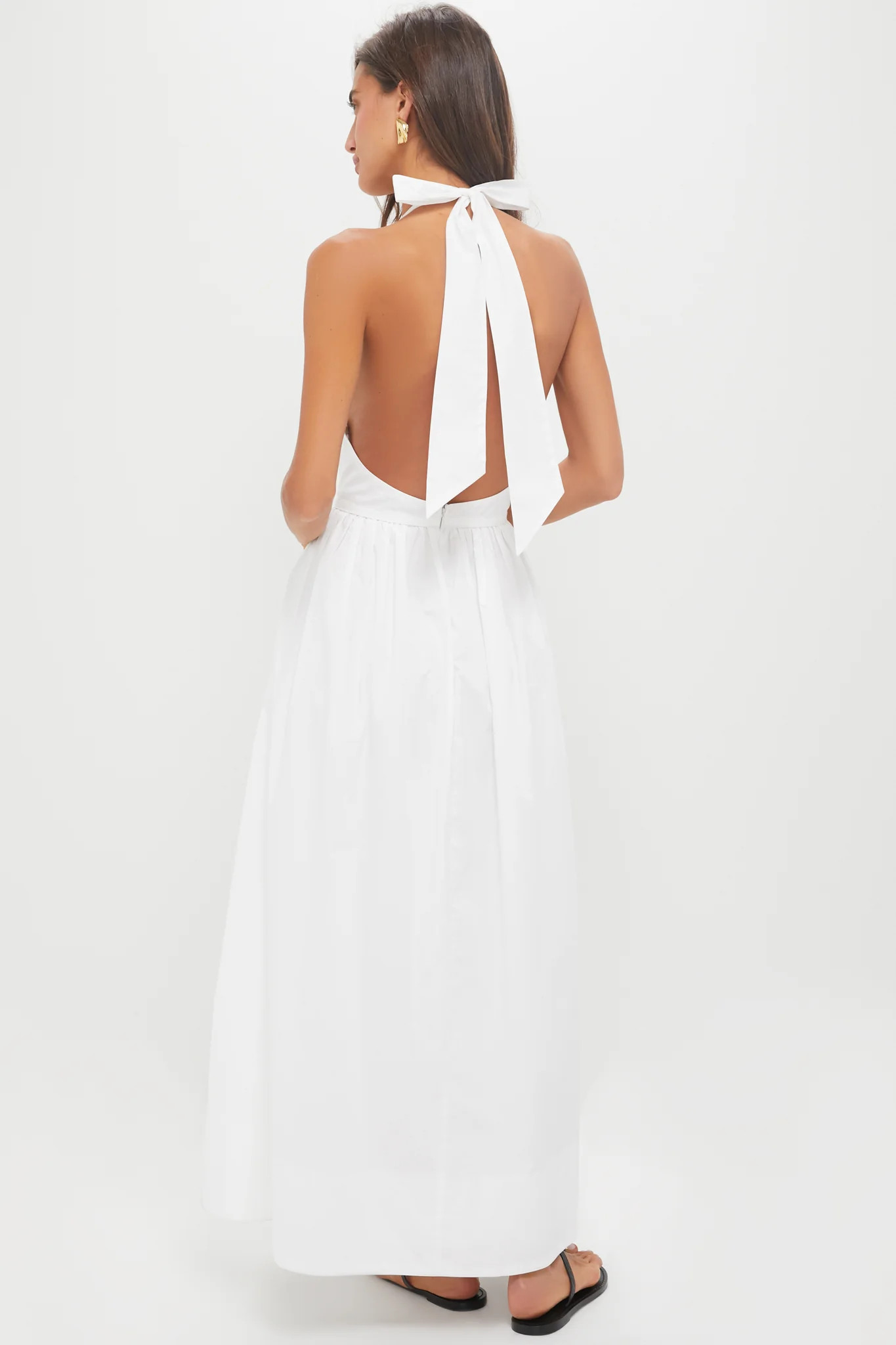 White Halter Marcie Dress | Tuckernuck (US)