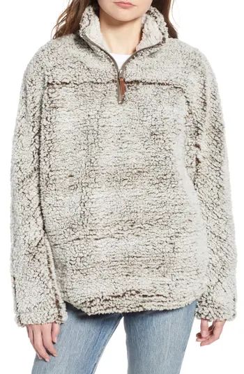 Women's Thread & Supply Wubby Fleece Pullover, Size Small - Green | Nordstrom