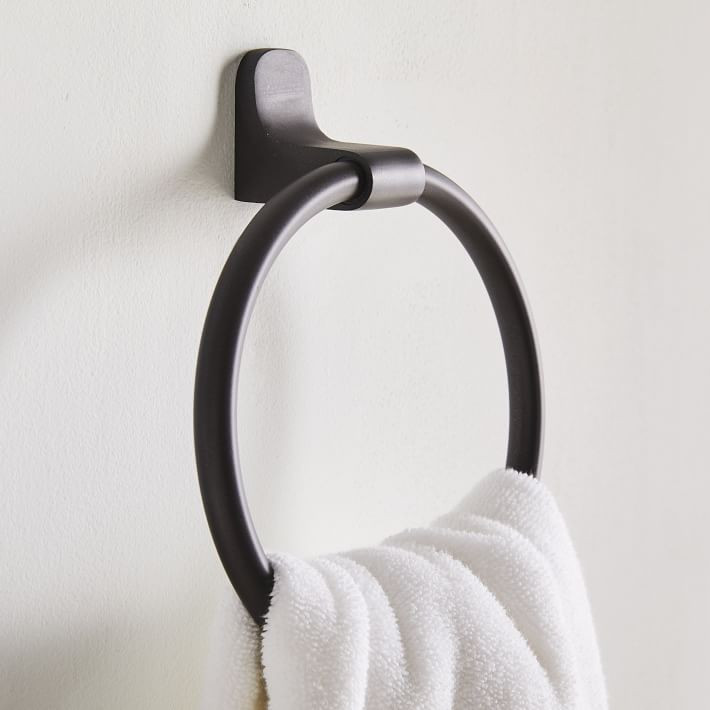 Mid-Century Bathroom Hardware &ndash; Dark Bronze | West Elm (US)