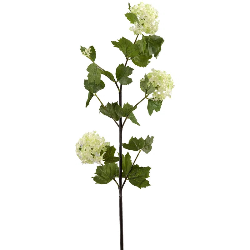 Silk-polyester, Plastic Blend Snowball Spray Arrangement (Set of 3) | Wayfair North America