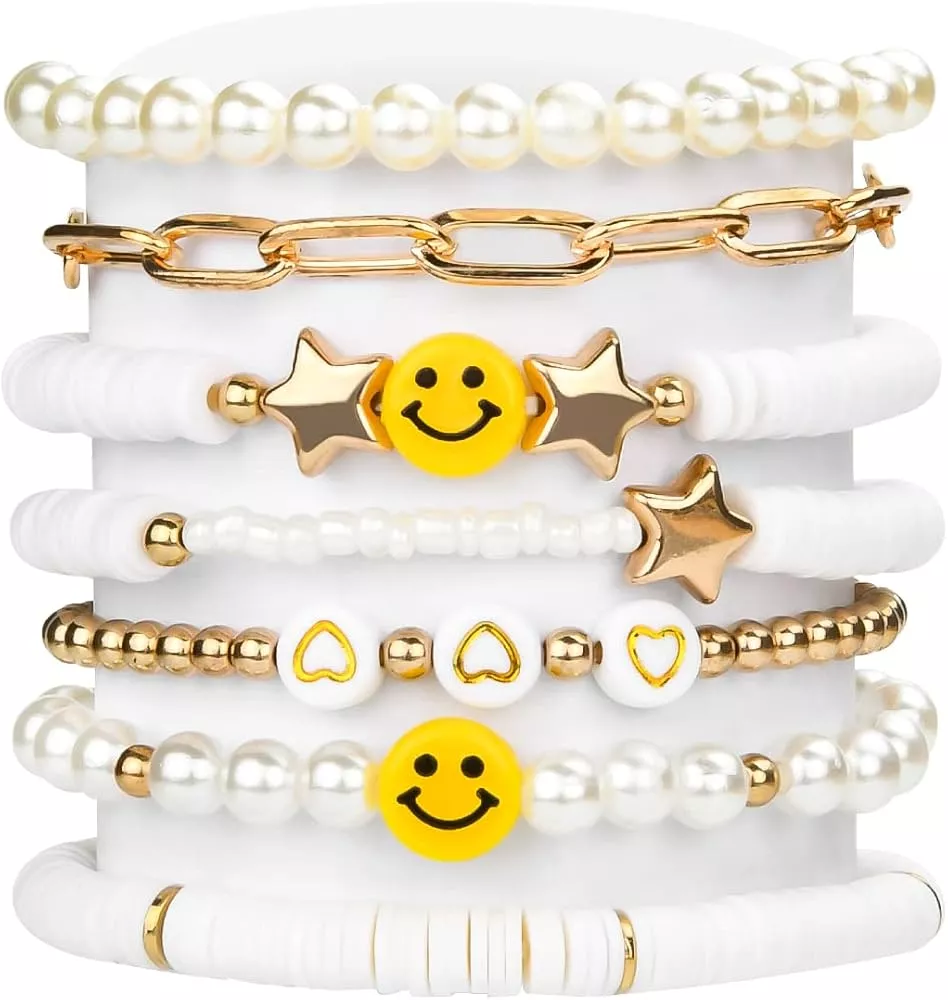 Preppy Jewelry Bracelets for Teen Girls Trendy Stuff Y2K Jewelry Charm  Bracelets