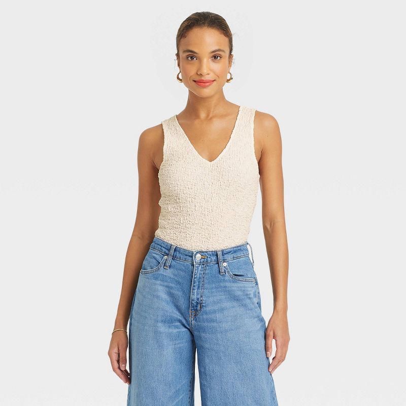 Women's Textured Tank Top - A New Day™ | Target