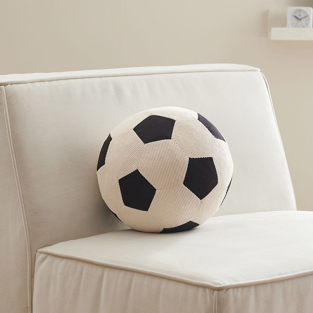 Soccer Ball Shaped Pillow | Pottery Barn Teen