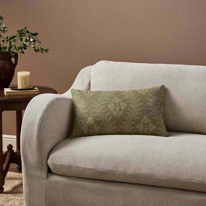 Loloi Magnolia Home Isola PMH0078 Green Cover Only Pillow | Amazon (US)