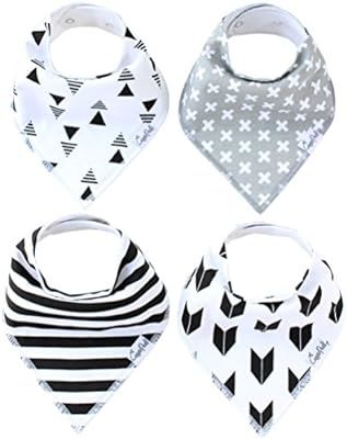 Baby Bandana Drool Bibs for Drooling and Teething 4 Pack Gift Set for Boys and Girls “Shade Set... | Amazon (US)