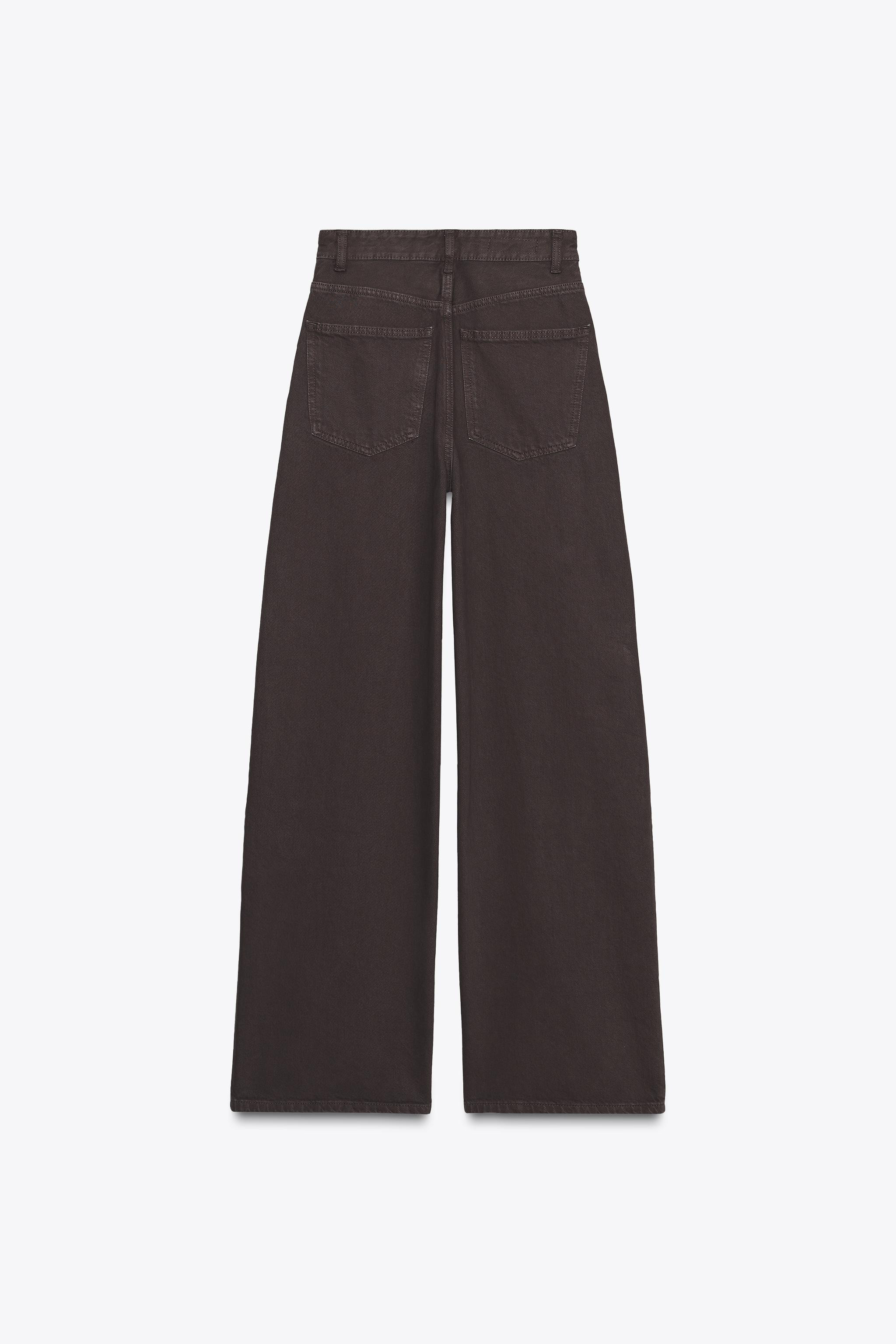 TRF EXTRA WIDE LEG HIGH WAIST JEANS | Zara US