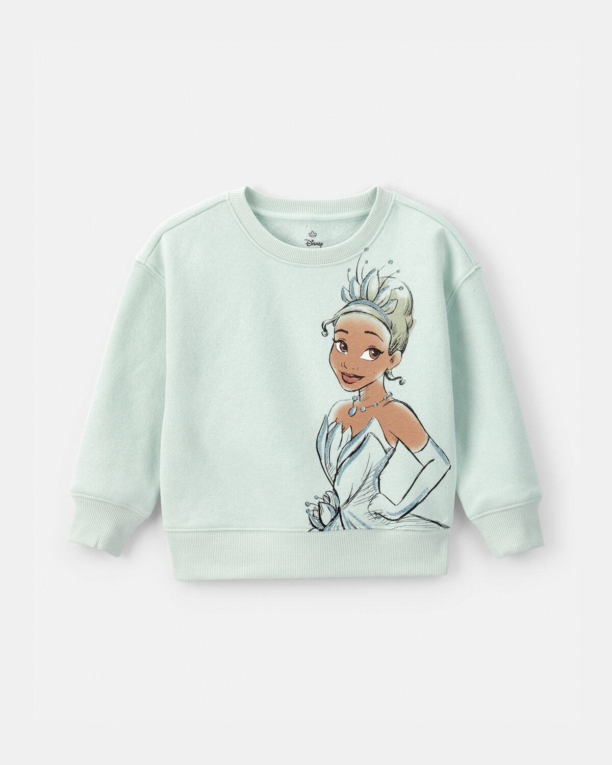Toddler Girl Disney© Tiana Fleece Pullover Sweatshirt - Green | Carter's Inc