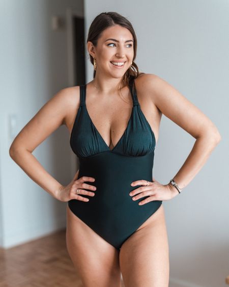 Black one piece swimsuit with ribbed detail wearing size L it fits tts  

Use code BEREZ15 for 15% off on orders $70+ BEREZ20 for 20% off on orders $109+


#LTKFind #LTKSeasonal #LTKU