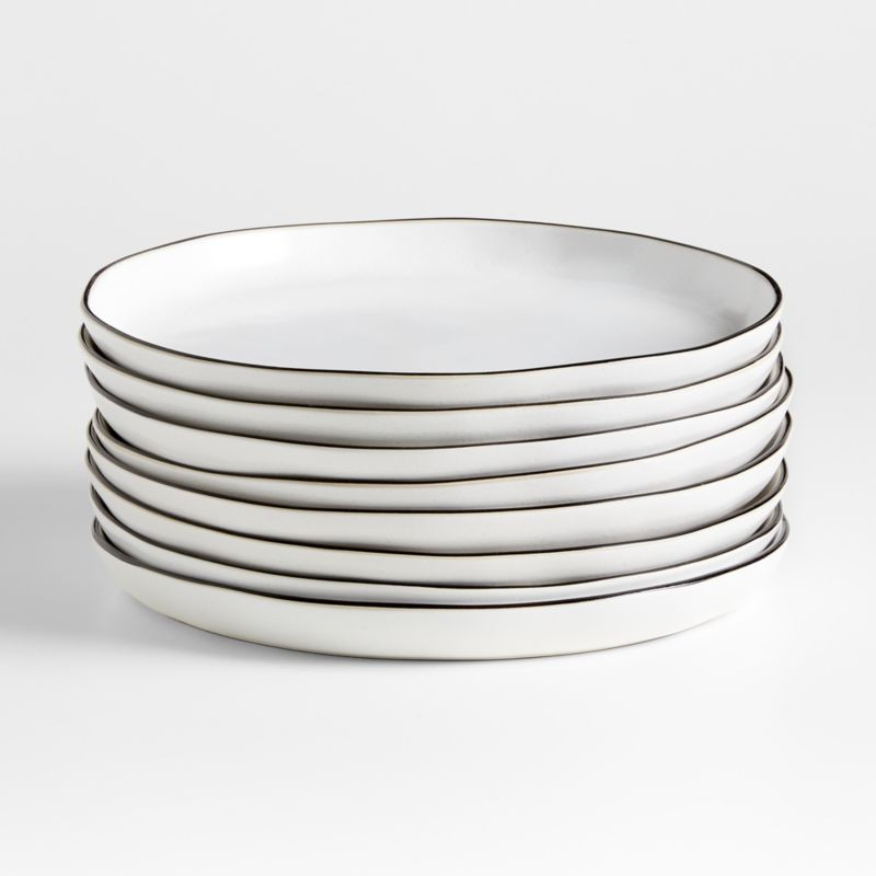 Range Dinner Plates, Set of 8 + Reviews | Crate & Barrel | Crate & Barrel