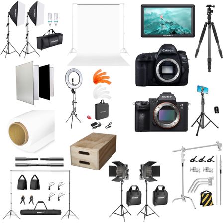 All the equipment you need to shoot your own brand photography. 📷