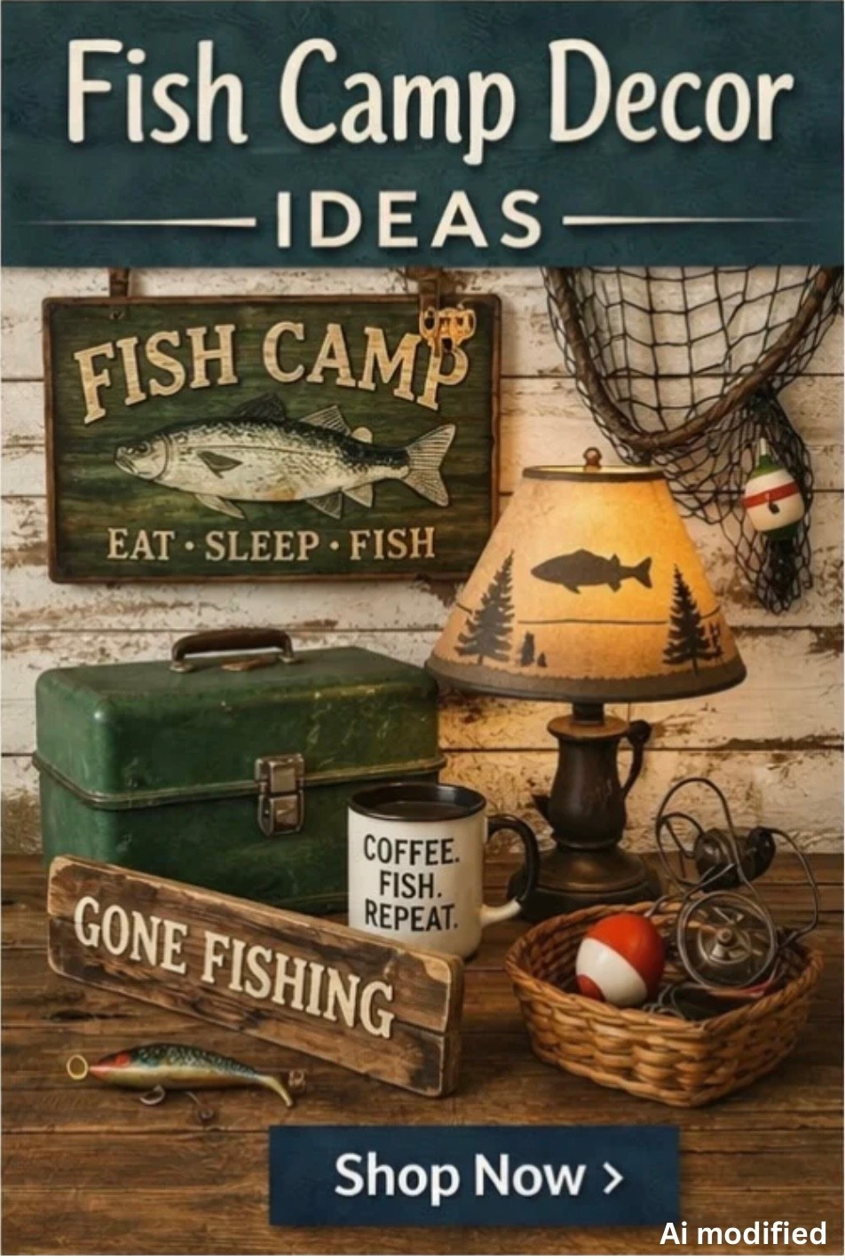 Fish Camp Decor Ideas| Rustic Cabin & Lake House Fishing Style

#LTKmomlife #LTKMens #LTKHome