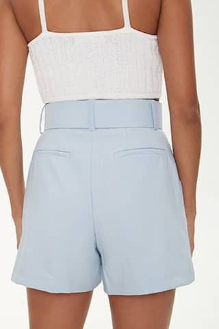 High-Rise Belted Shorts | Forever 21 (US)