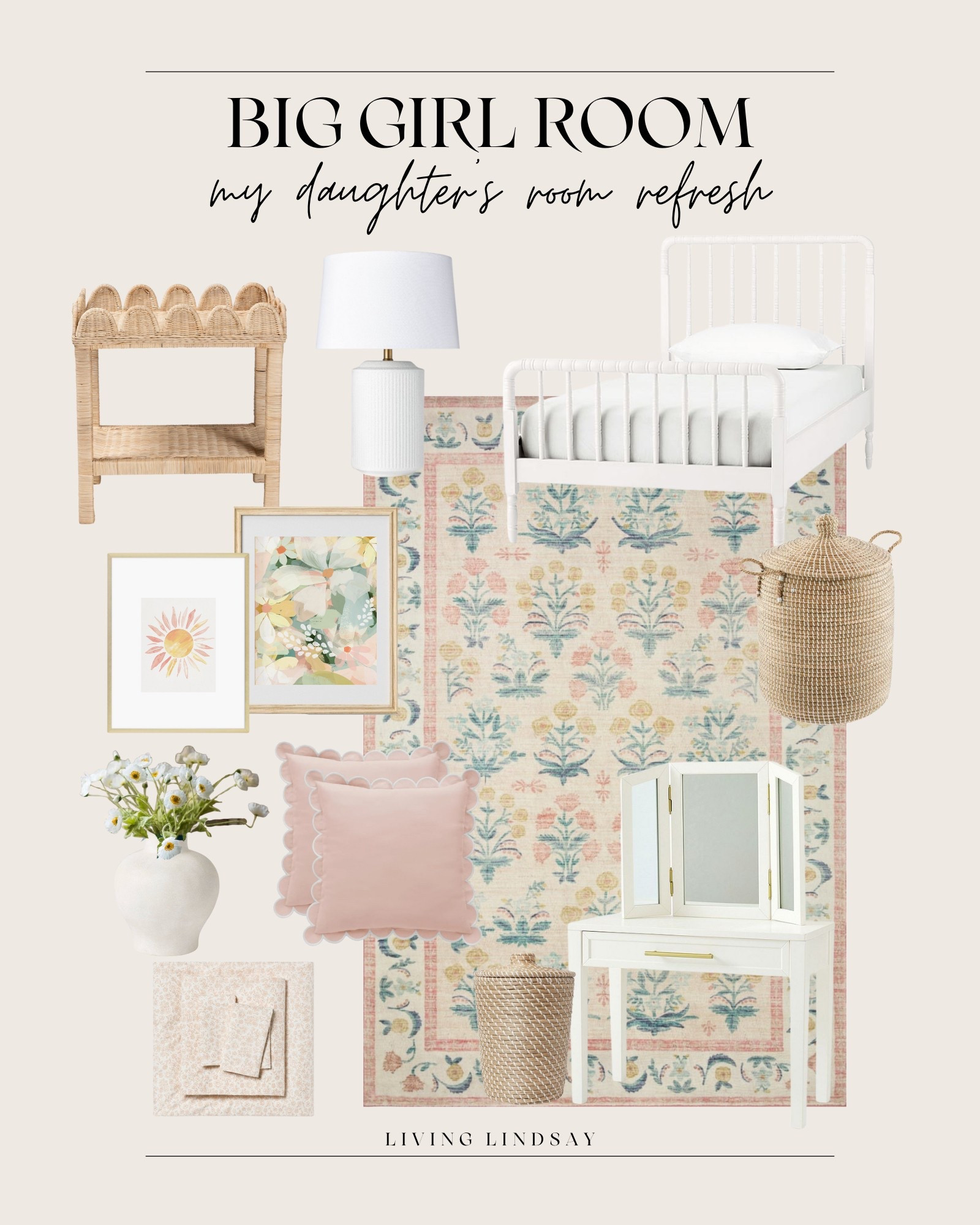 Big girl room, girls room, girls room decor, floral decor, kids bedding, twin bed, girls vanity

#LTKHome #LTKSaleAlert #LTKKids