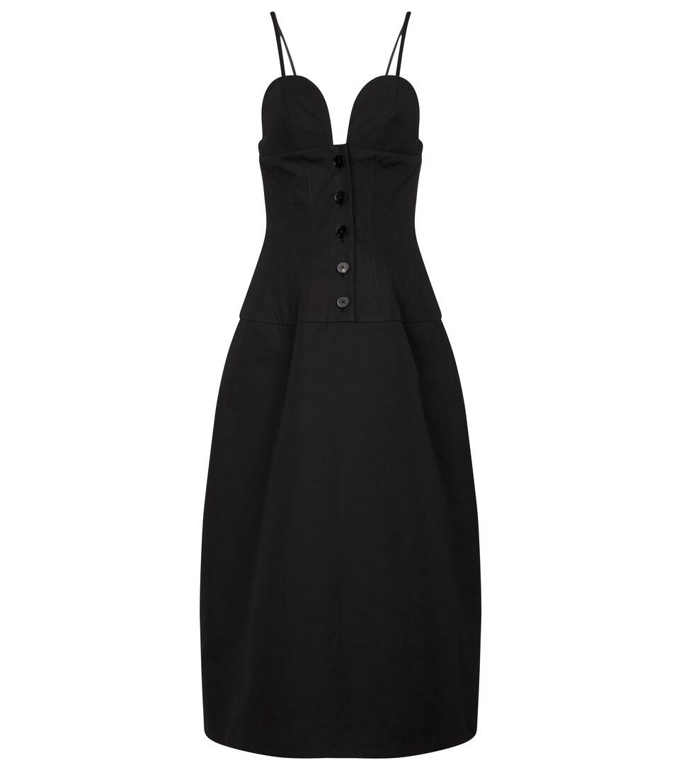 Cotton poplin midi dress | Mytheresa (INTL)