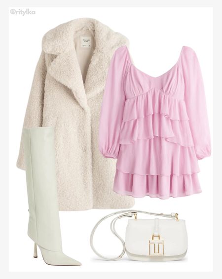 Winter outfit inspo

White teddy coat
Abercrombie coat 
Pink dress
Abercrombie dress
White boots
White bag

#winteroutfitideas #wintercoat #abercrombiedress #abercrombieoutfit #budgetfashion

#LTKHoliday #LTKSeasonal #LTKstyletip