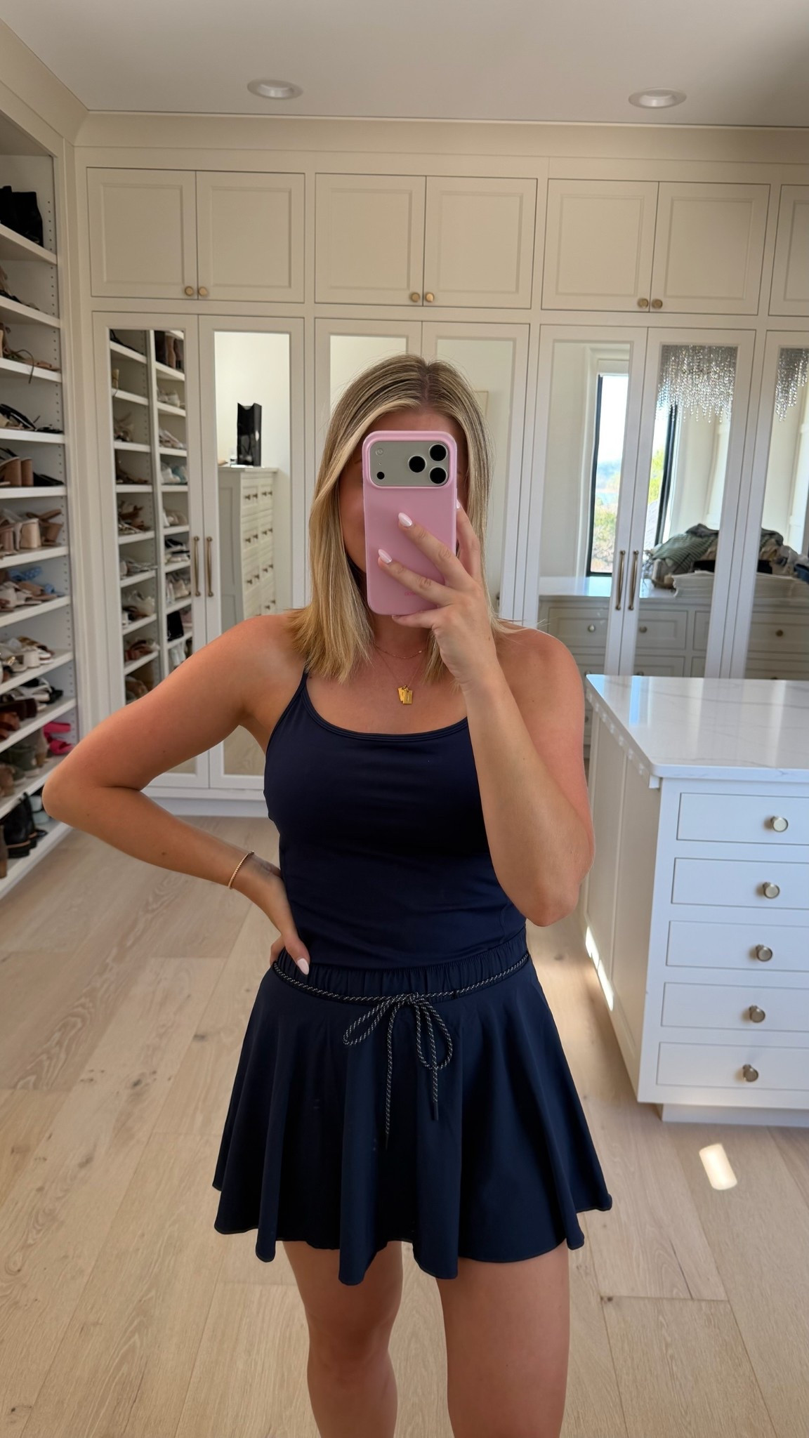 @Aerie Spring/summer new aerie pieces im loving! This built in bra tank is amazing! I have in also in white. I’m also obsessed with this skirt with built in shorts, I’ll be living in these all summer✨ wearing a small in both the skirt & top! 




spring outfits 2026, vacation outfits beach, summer outfits, girls trips, spring break, comfy outfits, sale alert, aeriee

#LTKxAerie #LTKootd #LTKSaleAlert