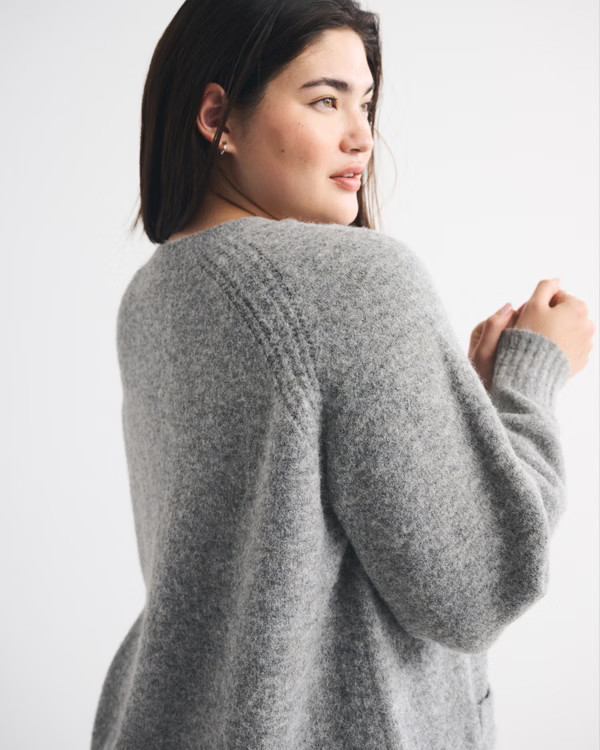 Dad V-Neck Cardigan | Abercrombie & Fitch (US)