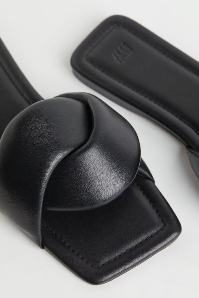 Sandalias abiertas de piel | H&M (FR, IT, ES, PT, BE)