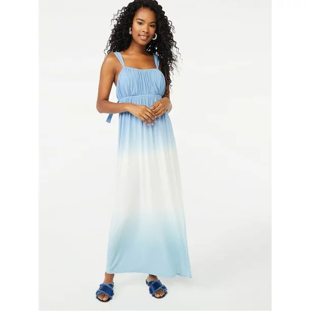 Scoop Women's Empire Maxi Dress - Walmart.com | Walmart (US)