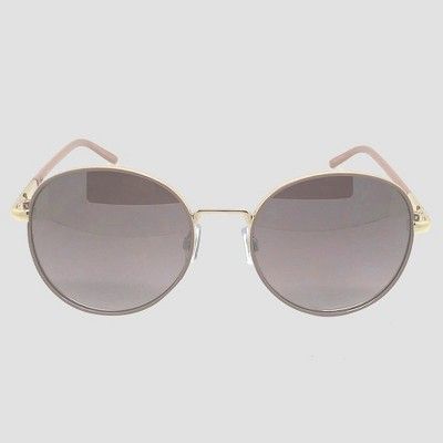 Women's Round Sunglasses - A New Day™ Soft Taupe | Target