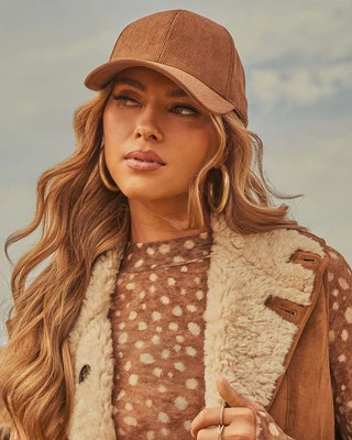 Santos Corduroy Baseball Hat Camel / O/S | VICI