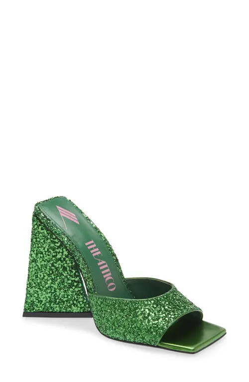 The Attico Devon Slide Sandal in Apple Green at Nordstrom, Size 5Us | Nordstrom