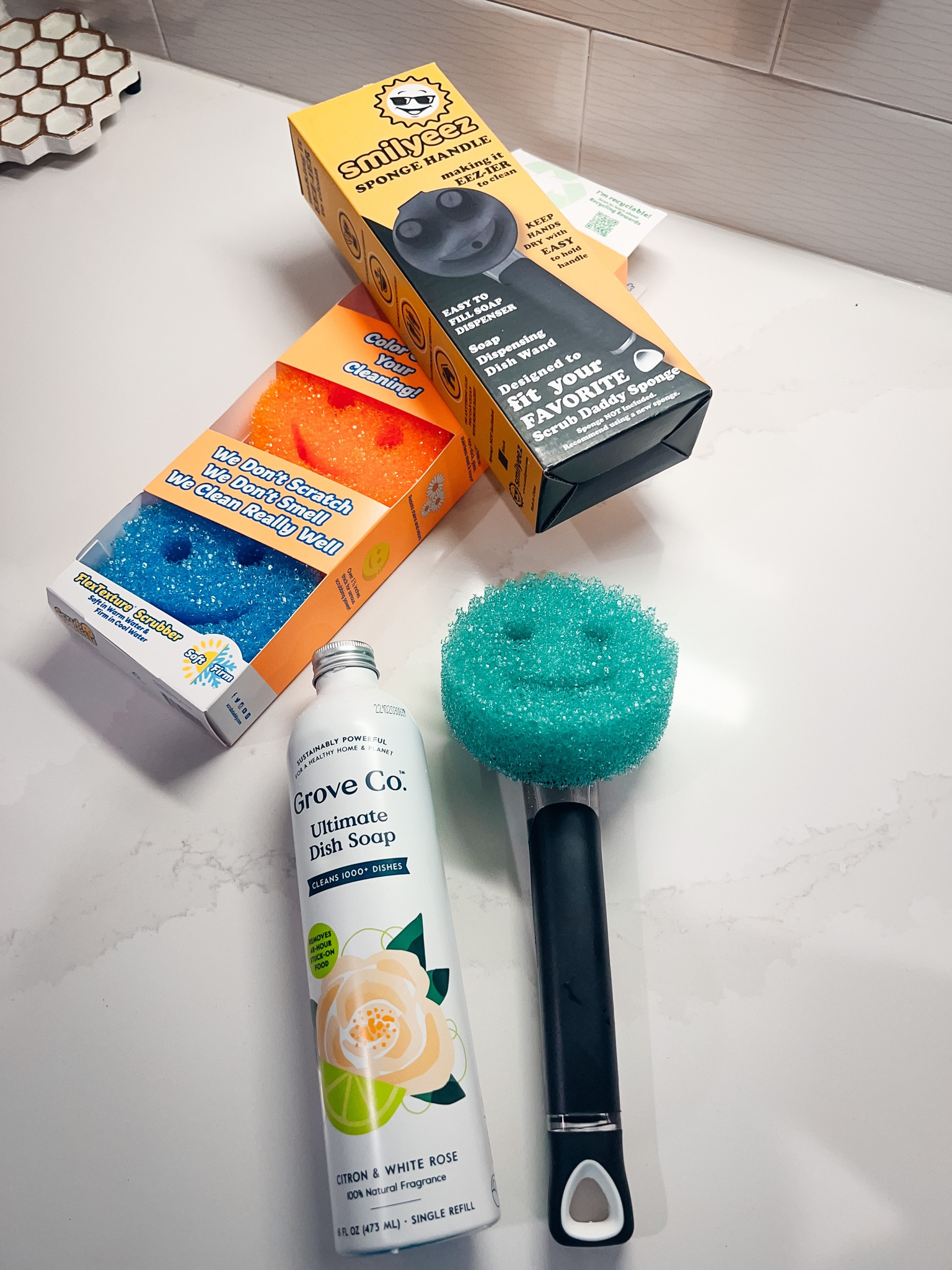 Time to refresh your cleaning essentials in time for holiday dishes!!
I hate old slime sponges and found these staples on Amazon to be game changers! 

#LTKSeasonal #LTKhome #LTKfamily