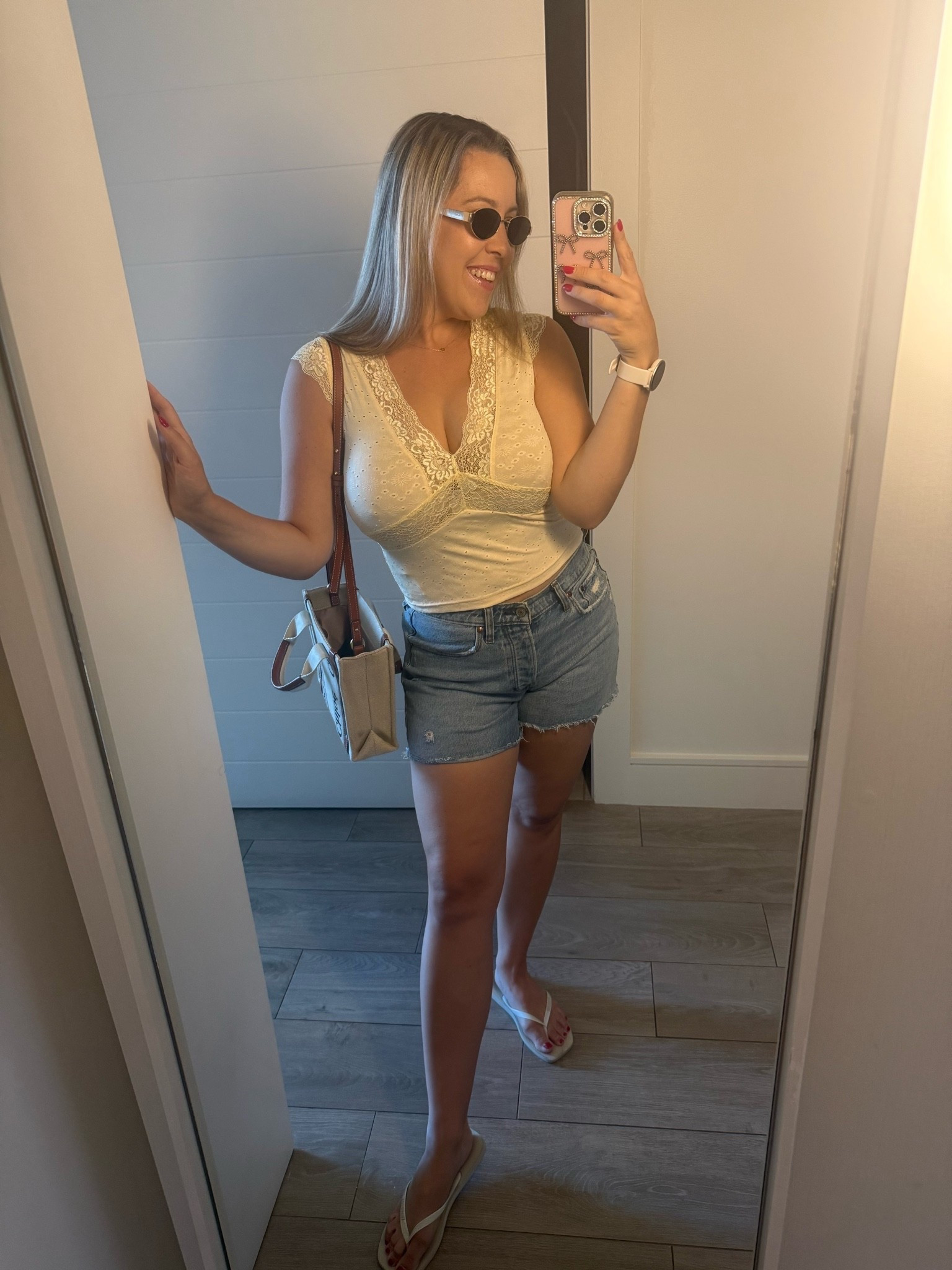 Yellow lace summer top
Curve love denim mini shorts high waisted
Summer casual outfit
Denim shorts outfit idea for vacation

#LTKootd #LTKgrwm #LTKTravel