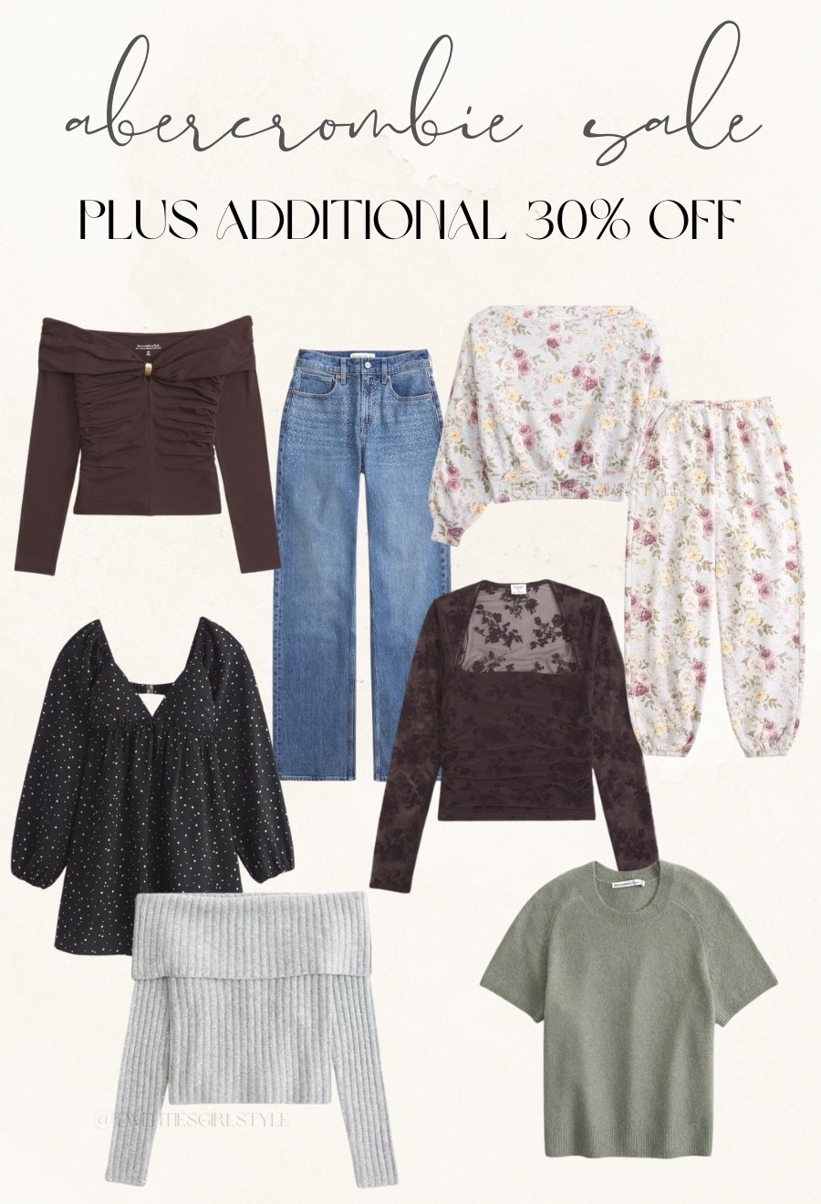 Abercrombie sale fines plus an additional 30% off 🙌🏻🙌🏻

#LimitedTime
#Clearance 
Product & Trend Keywords
#AbercrombieJeans
#90sRelaxedJeans
#UltraHighRise
#CurveLove (a popular fit)
#AbercrombieHaul
#TryOnHaul
#FashionHaul
#OOTD (Outfit of the Day)
#Trending
#Viral 

#LTKFindsUnder100 #LTKSeasonal #LTKootd