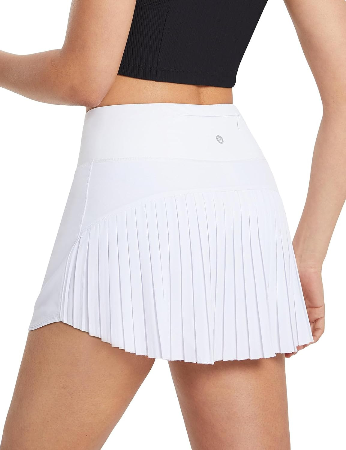 baleaf Tennis Skirt Pleated Golf Skorts with 3 Pockets | Amazon (US)