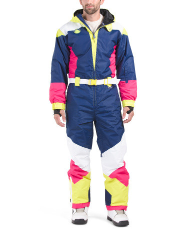 Men's Waterproof Neon Knockout Snow Suit | TJ Maxx