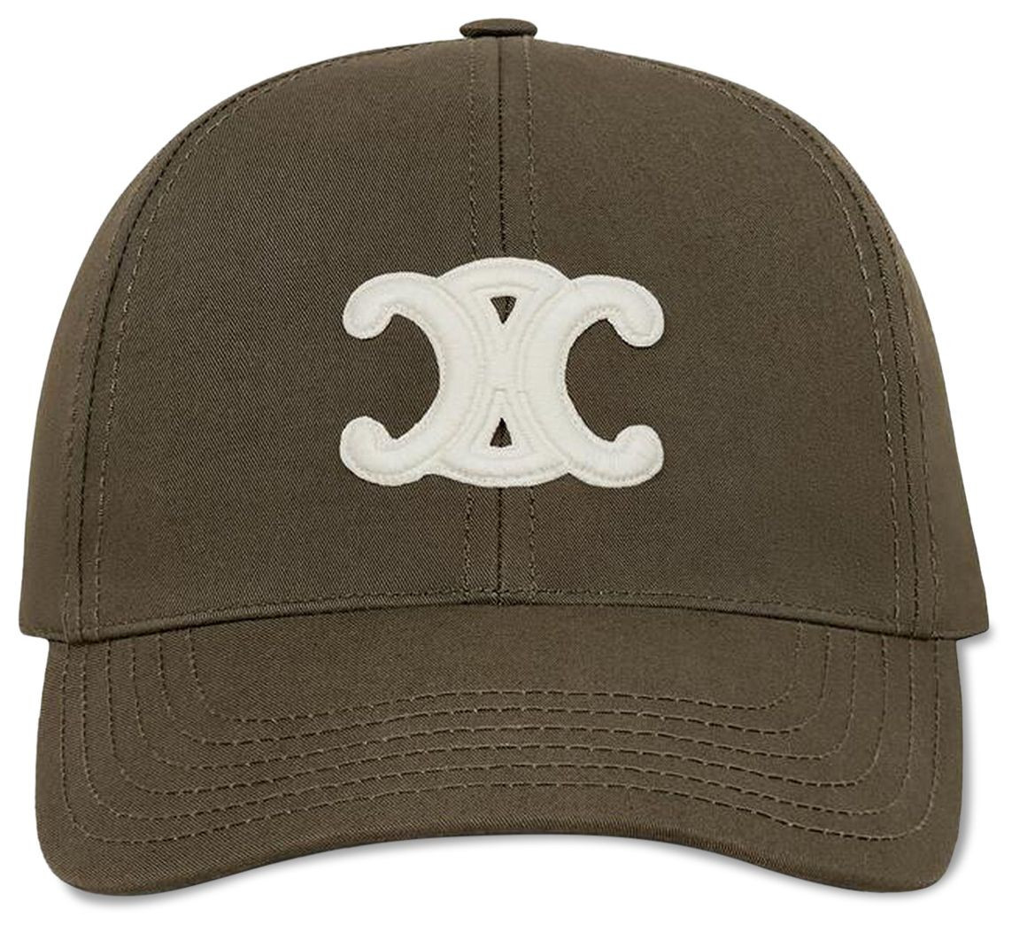 CELINE Triomphe Baseball Cap 'Khaki' | GOAT