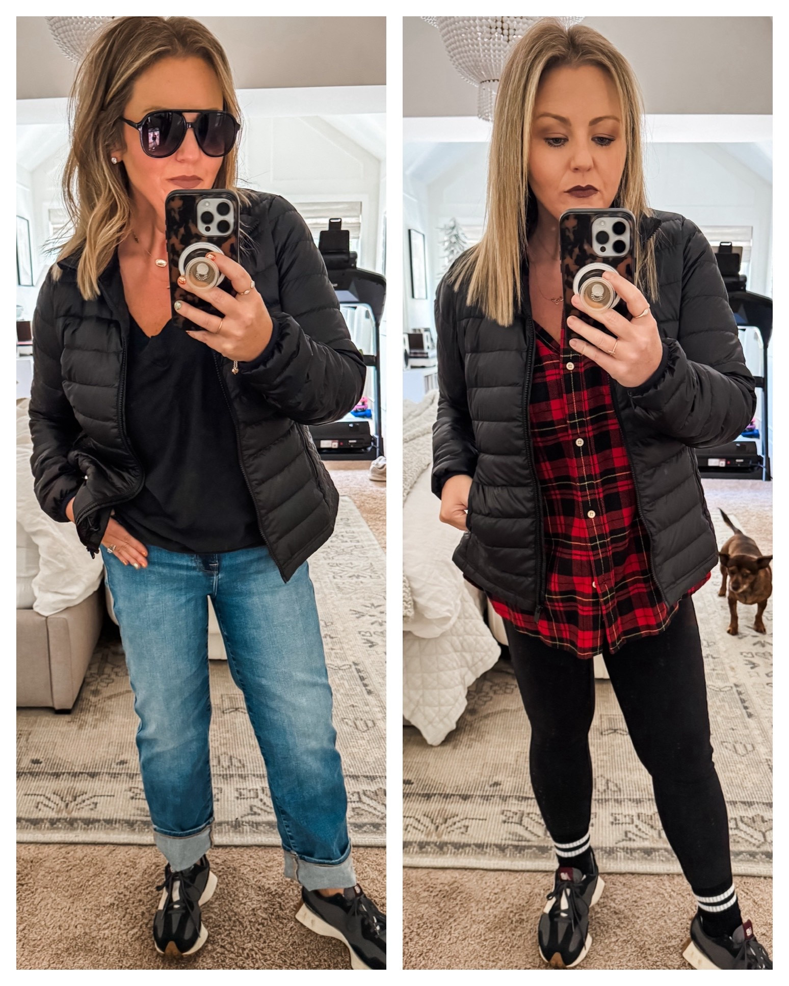 I can’t get over how this quilted, down, packable jacket is SO much like the Patagonia but for $200 less! It’s absolutely wild and the fit is 10/10. This is my regular size (I’m 5’3” and in a medium) but I ended up sending it back and exchanging it for a size up in the large for room to layer sweaters and sweatshirts. Free shipping, returns, and exchanges. 

#LTKOver40 #LTKTravel #LTKSeasonal